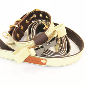 Leather Leash | Dog | APRICOT
