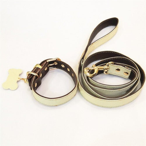 Leather Leash | Dog | APRICOT