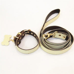 Leather Leash | Dog | APRICOT