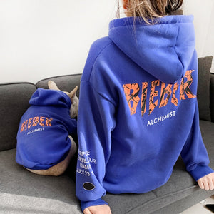 Bieber Hoodie | Small Dog | BLUE